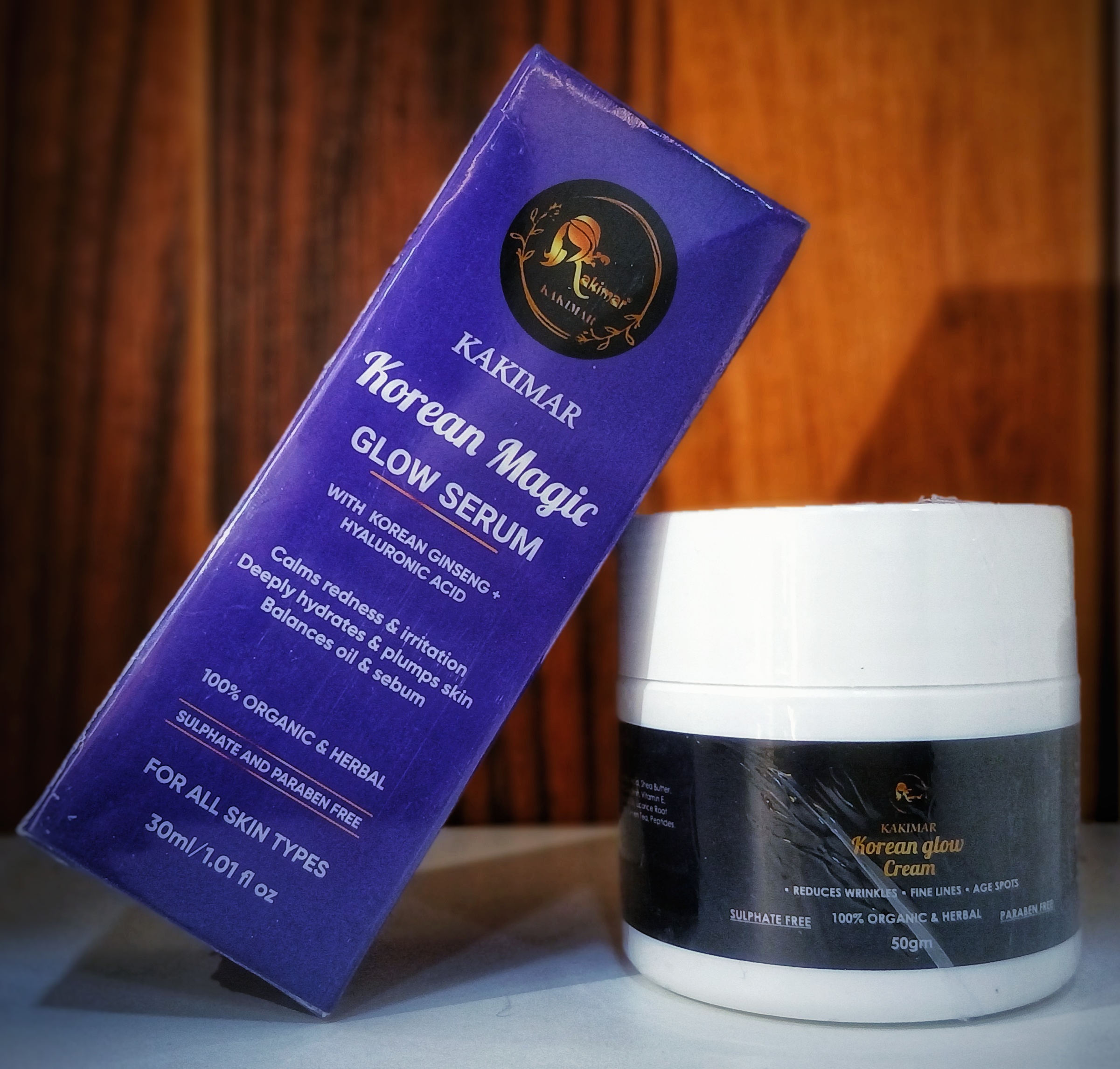 KAKIMAR KOREAN MAGIC GLOW SERUM AND GLOW CREAM